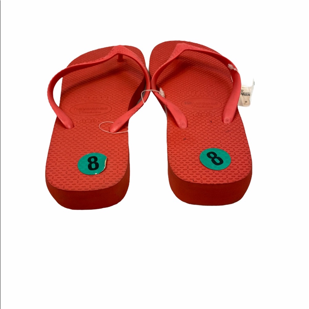 Women’s Havaianas Top Orange Rubber Flip Flops 7_6